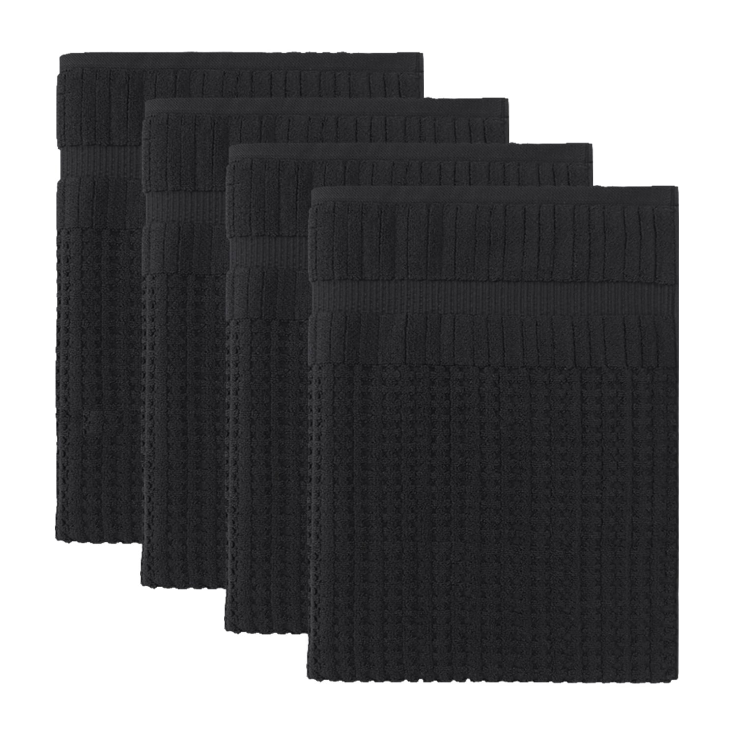 Home Weavers Inc Willow Collection 100% Cotton Zero Twist -pc. Quick Dry Bath Towel Set