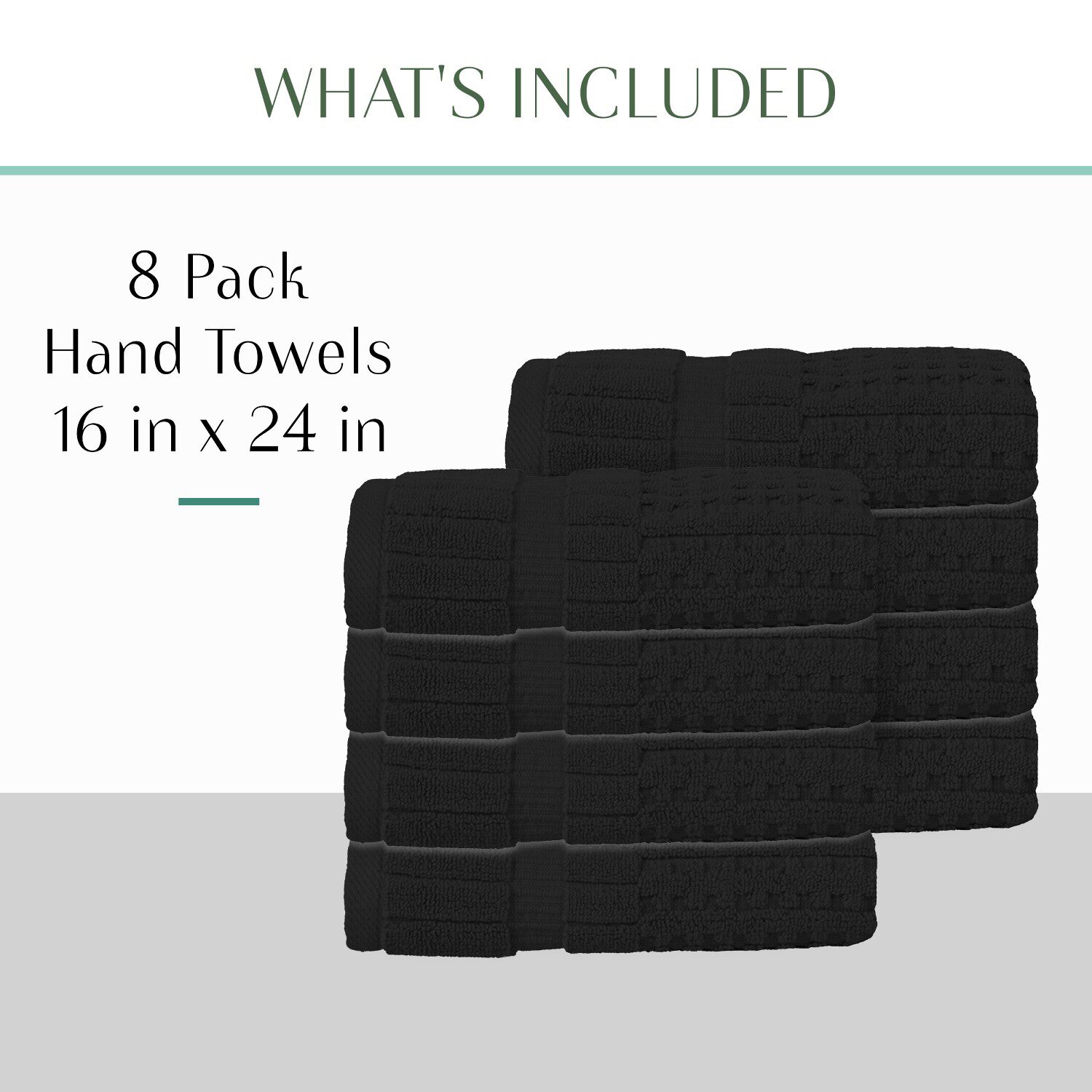 Home Weavers Inc Willow Collection 100% Cotton Zero Twist -pc. Hand Towel