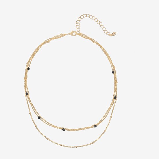 Bijoux Bar Delicates Womens 16 Inch Link Chain Necklace