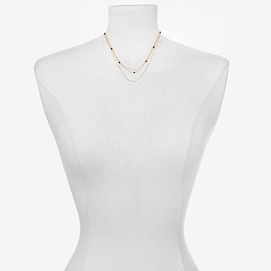 Bijoux Bar Delicates Womens 16 Inch Link Chain Necklace