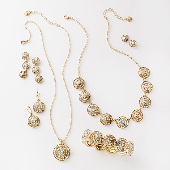 Monet Jewelry Womens Glass Round Drop Earrings