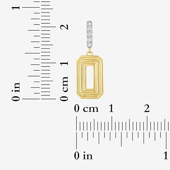 Charmed by Diamond Addiction Number (G-H / Si2-I1) Womens Diamond Accent Lab Grown White Diamond 14K Gold Over Silver Pendant