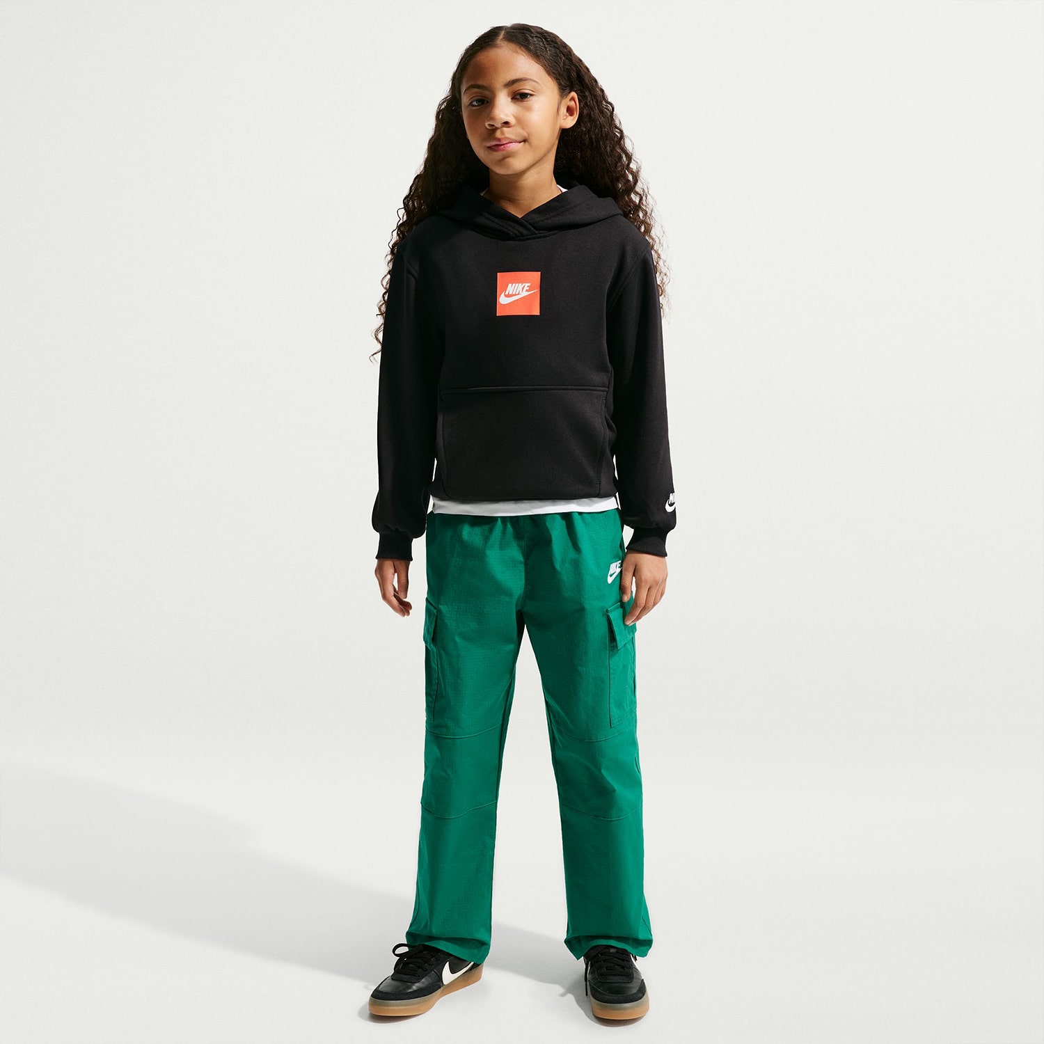 Nike Club Big Kid Unisex Long Sleeve Active Hoodie
