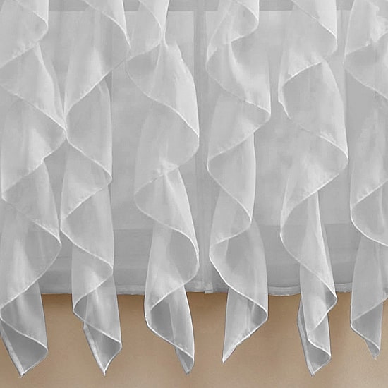Sweet Home Collection Sheer 3-pc. Rod Pocket Curtains & Drapes Window Set