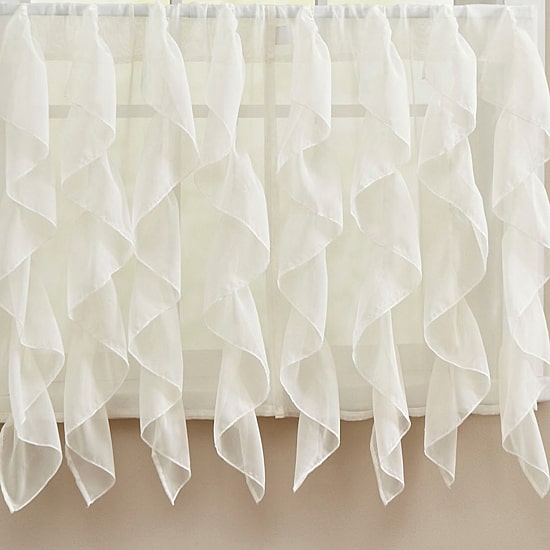 Sweet Home Collection Sheer 2-pc. Rod Pocket Window Tier