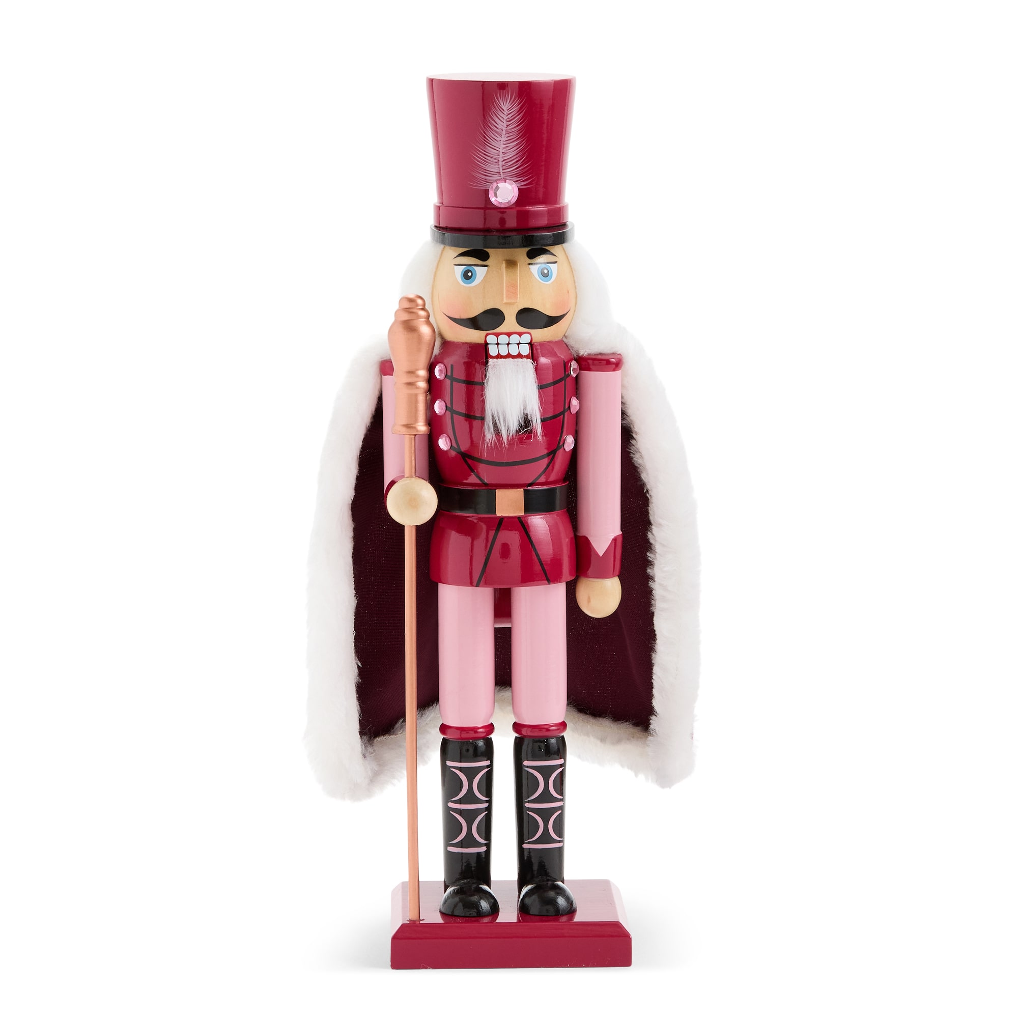 North Pole Trading Co. Wood Christmas Nutcracker