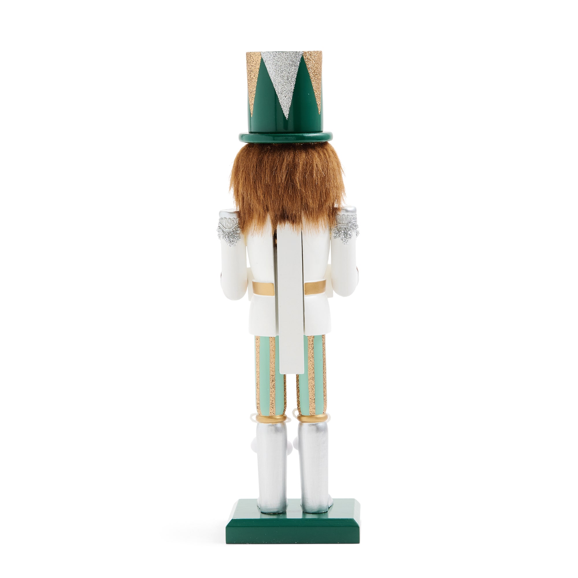 North Pole Trading Co. African American 12" Advent Wood Christmas Nutcracker