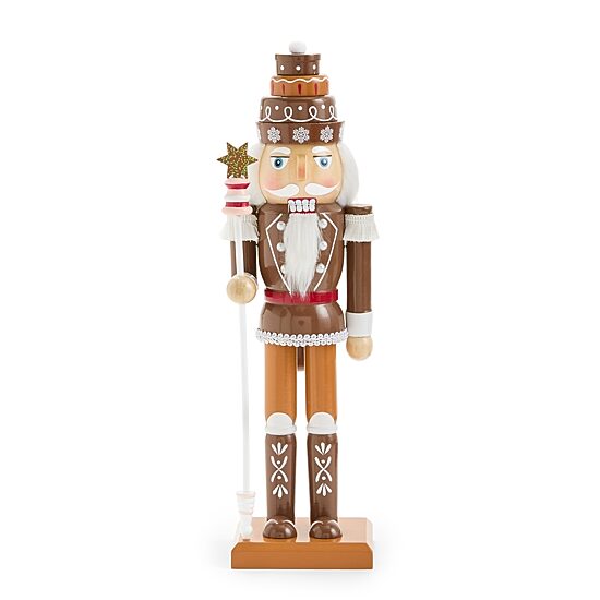 North Pole Trading Co. Wood Christmas Nutcracker
