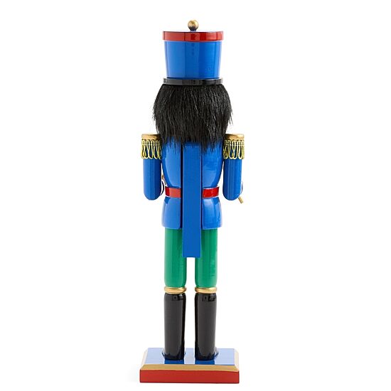 North Pole Trading Co. African American 12" Drummer Wood Christmas Nutcracker