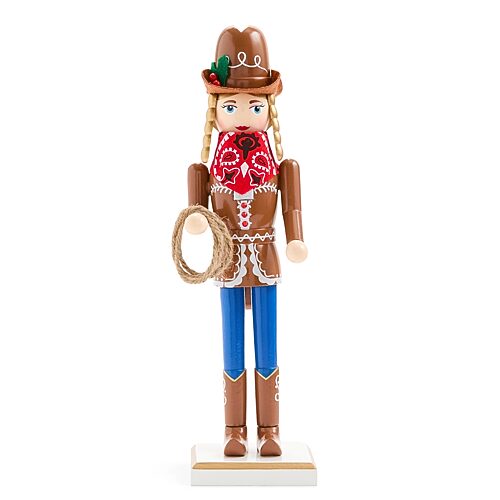 North Pole Trading Co . Wood Christmas Nutcracker In Brown