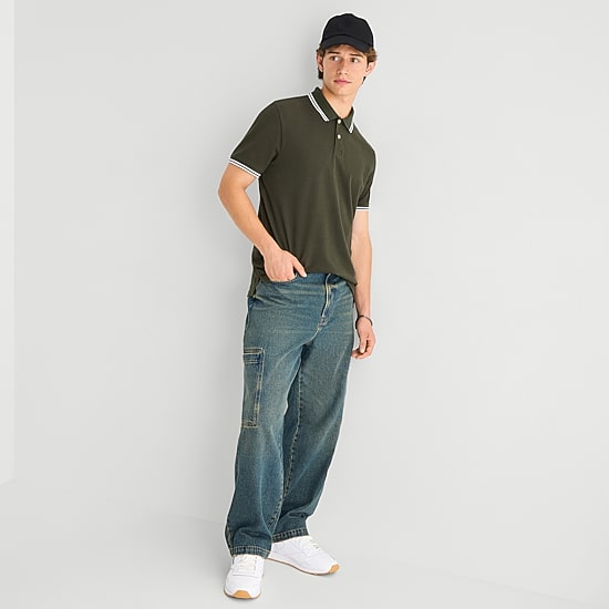 Arizona Mens Regular Fit Short Sleeve Polo Shirt