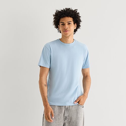 Arizona Mens Crew Neck Short Sleeve T-shirt In Blue