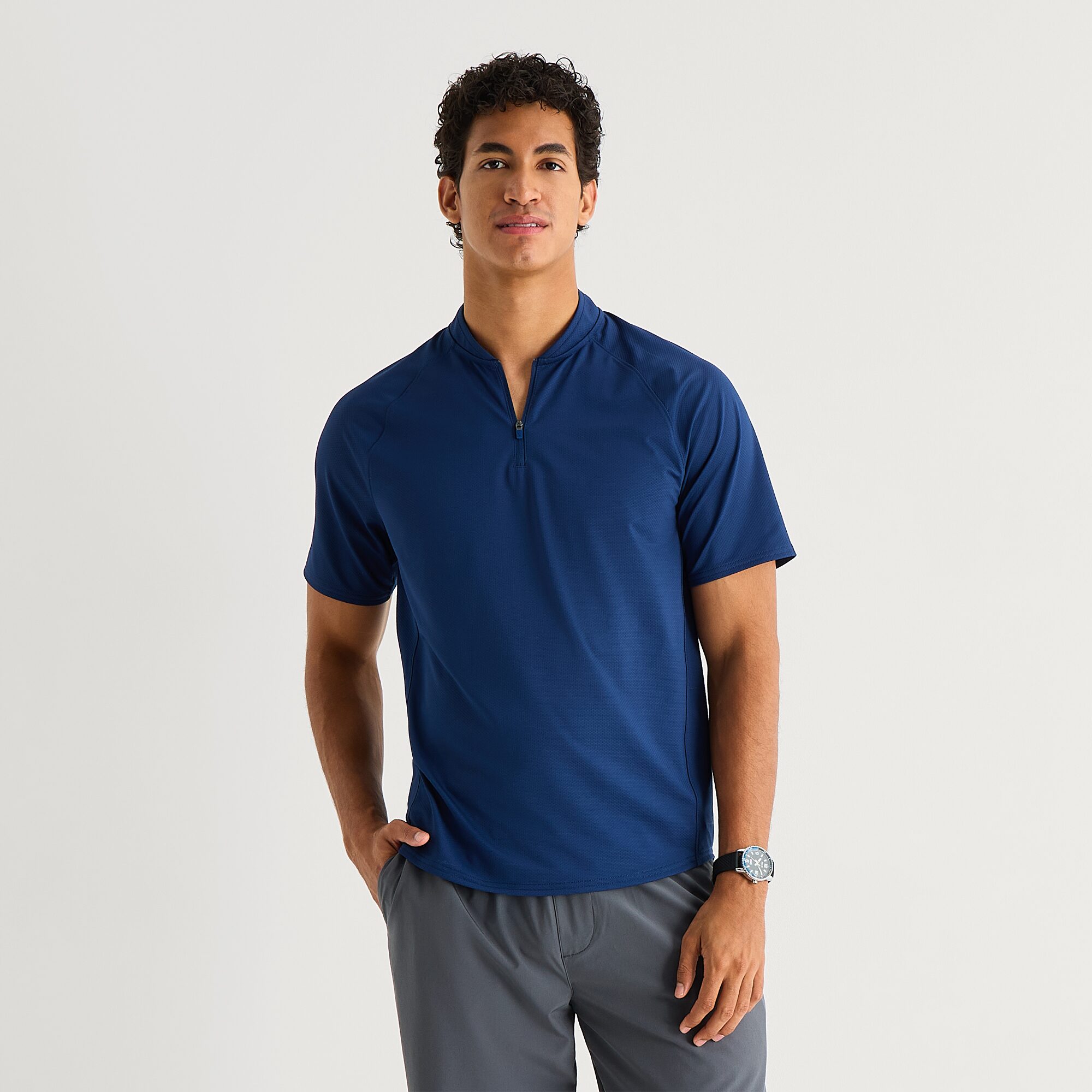 Xersion Mens Short Sleeve Polo Shirt