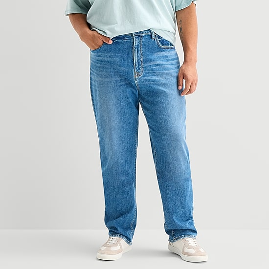 Arizona Big and Tall Mens Loose Fit Jean