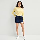 Forever 21 Womens Juniors Denim Skirt