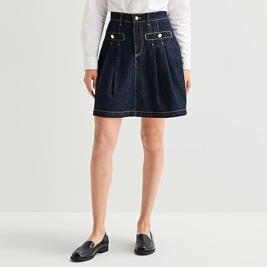 St. John's Bay Womens High Rise Denim Skirt