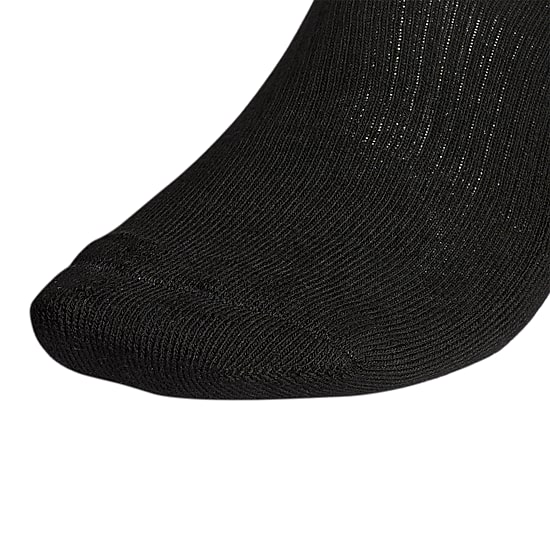 adidas Mens Multi-Pack 6 Pair Big and Tall Quarter Ankle Socks