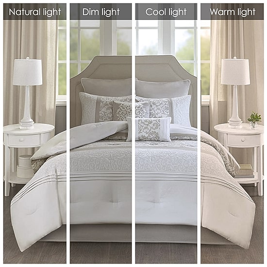 510 Design Lynda 8-pc.Midweight Embroidered Comforter Set