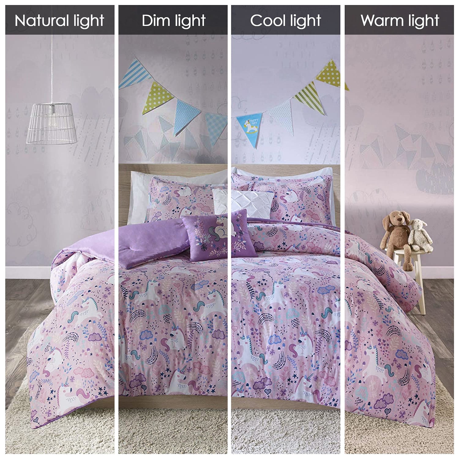 Intelligent Design Ella 100% Cotton Comforter Set with Decorative Pillows