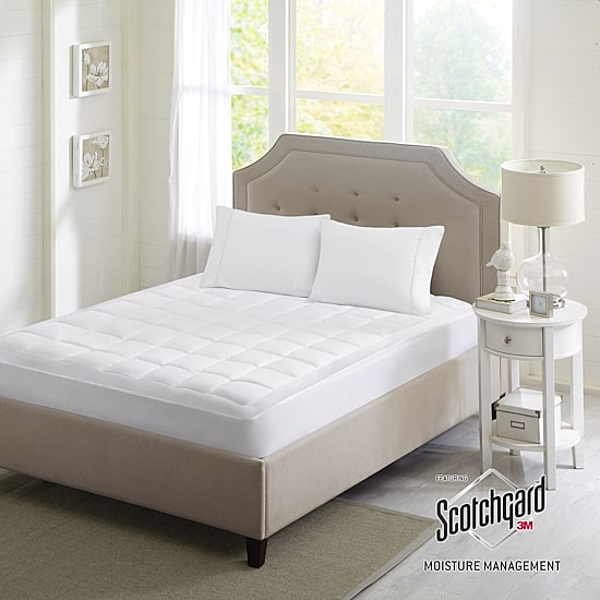 Sleep Philosophy Linden 3M® Scotchgard® Microfiber Mattress Pad