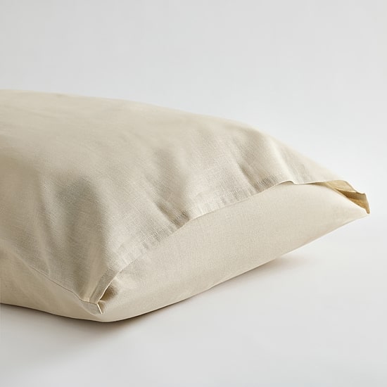 Shuteye Supply Beautifully Crinkled Cotton Linen Pillowcase Set