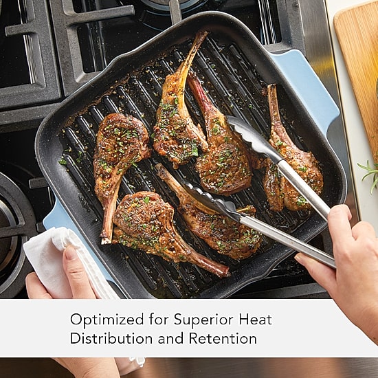 KitchenAid Enameled Cast Iron 11" Square Grill Pan