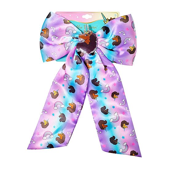 Afro Unicorn XL Hair Bow