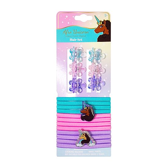 Afro Unicorn 18-pc. Assorted Hair Goods Set