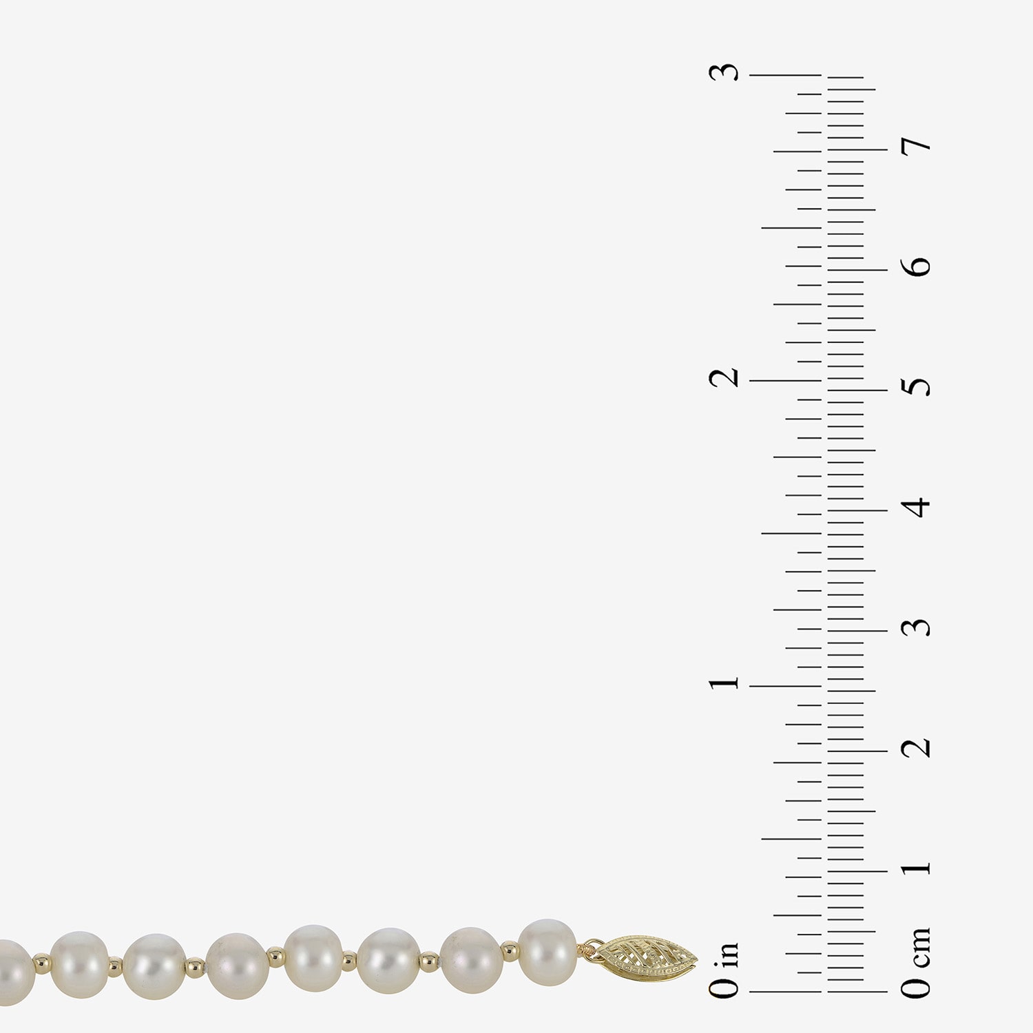 7-7.5Mm Cultured Freshwater Pearl Sterling Silver Bracelet