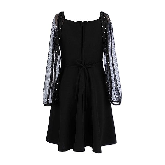 Speechless Big Kid Girls Lace Long Sleeve A-Line Dress