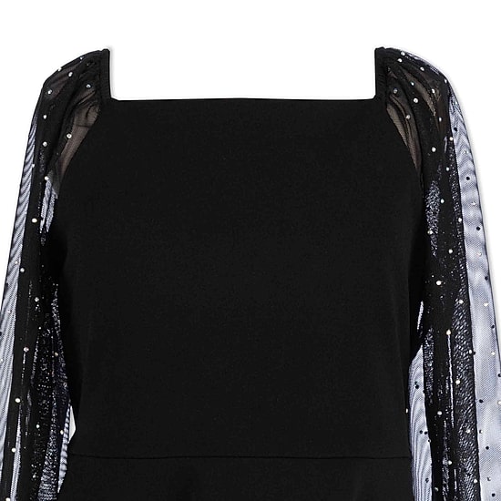 Speechless Big Kid Girls Lace Long Sleeve A-Line Dress