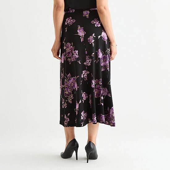 Black Label by Evan-Picone Womens Maxi Skirt