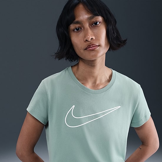 Nike Womens Crew Neck Short Sleeve Active T-Shirt