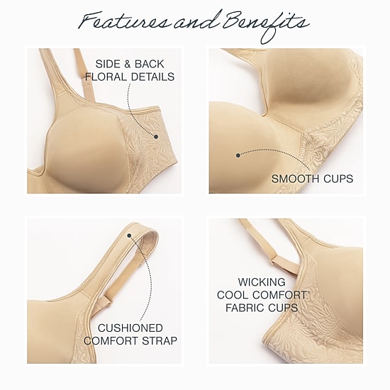 Playtex 18 Hour® Side & Back Smoothing Seamless Full Coverage Wireless Full Coverage Bra 4049