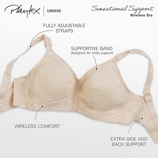 Playtex 18 Hour® Sensational Support Full Coverage Wireless Full Coverage Bra 20/27