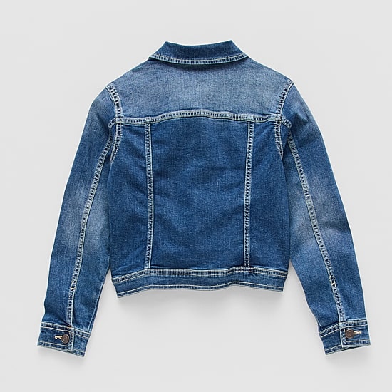 Thereabouts Little & Big Kid Girls Denim Lightweight Trucker Jacket