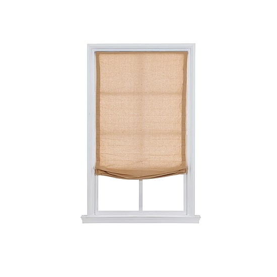 Relaxed Cordless Light-Filtering Roman Shade