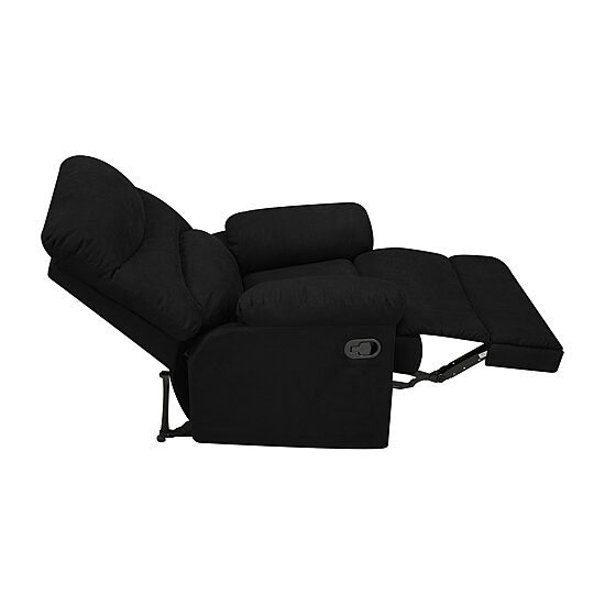 ProLounger Smith Wall Hugger Recliner in Stain Resistant Microfiber with Ultra Padded Armrests