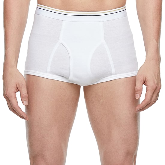 Stafford Full-Cut Mens 6 Pack Briefs 302852