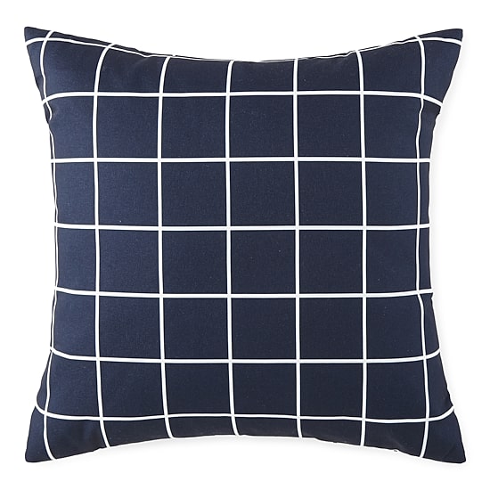 Home Expressions Windowpane Square Throw Pillow