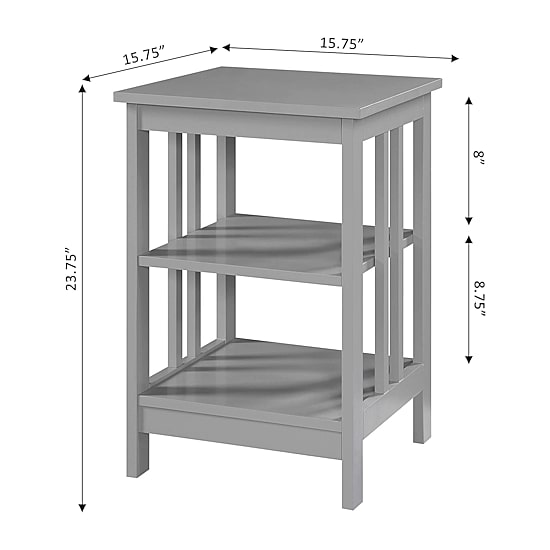 Mission Storage End Table