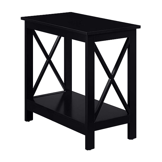 Convenience Concepts Oxford Living Room Collection Storage Chairside Table