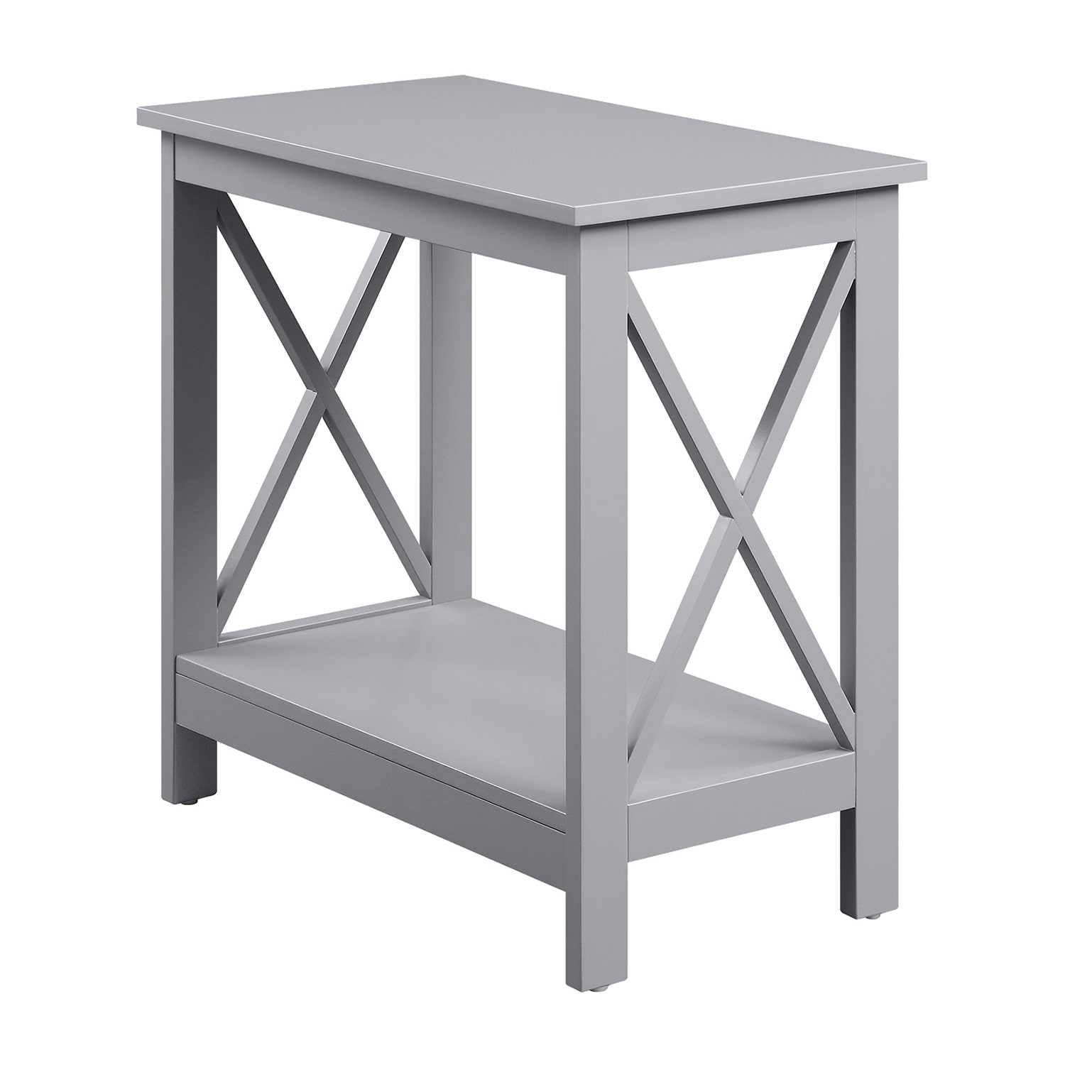 Convenience Concepts Oxford Living Room Collection Storage Chairside Table
