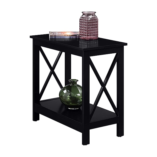 Convenience Concepts Oxford Living Room Collection Storage Chairside Table