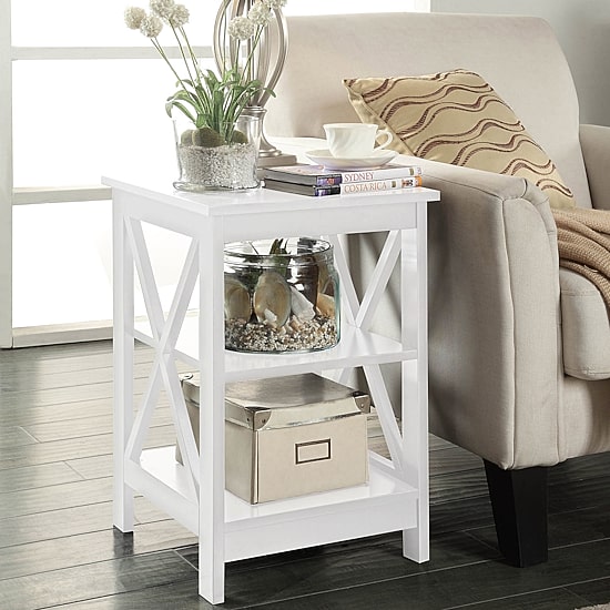 Oxford  End Table with Shelves