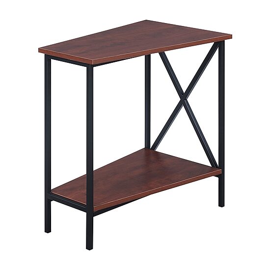 Convenience Concepts Wedge Living Room Collection Storage End Table