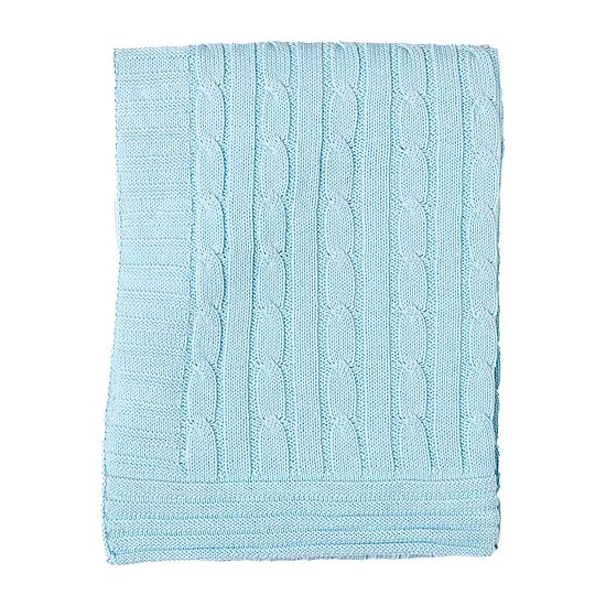 3 Stories Trading Company Cable Knit Baby Blanket