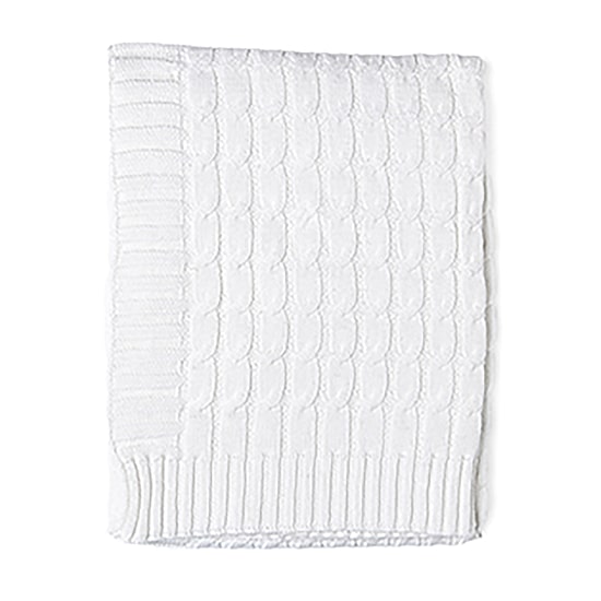 3 Stories Trading Company Cable Knit Baby Blanket