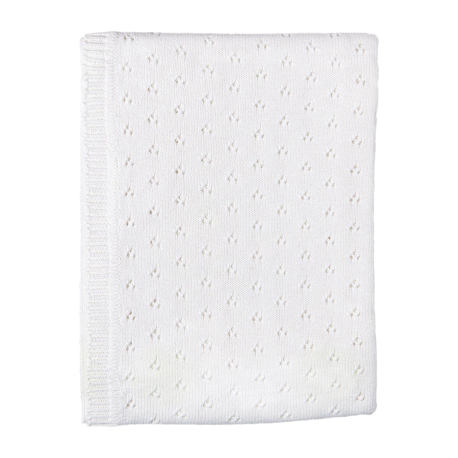 3 Stories Trading Company Pointelle Baby Blanket