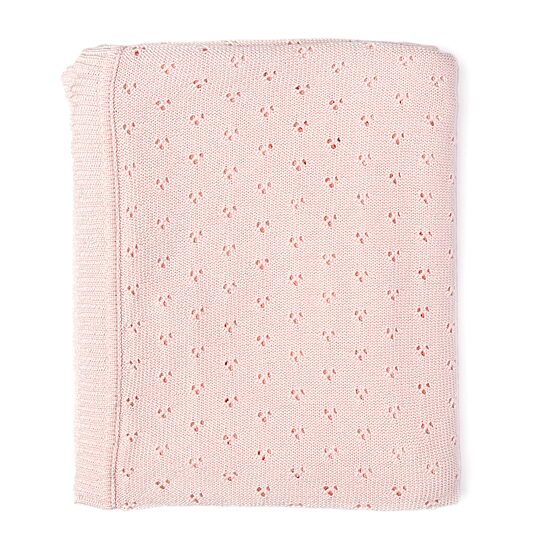 3 Stories Trading Company Pointelle Baby Blanket